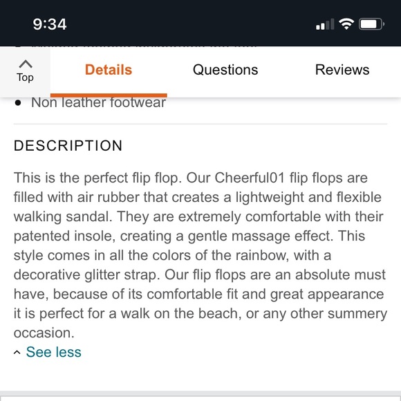 Ilse Jacobsen Sparkle Flip Flops Size 11 - Picture 7 of 7